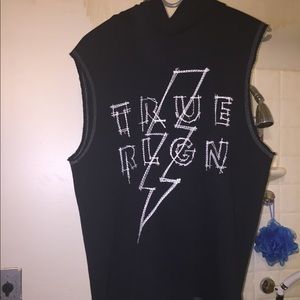 True Religion Sleeveless Hoodie